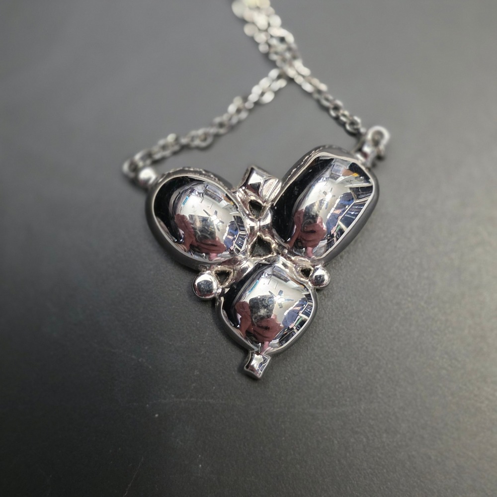 Touchstone Crystal by Swarovski TRIAD necklace Amazing crystals in blue shades - Picture 4 of 5